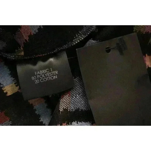 NWT Hilton Hollis Jacket Size Large Multicolor Boho Artsy Business Casual Career - Picture 15 of 16